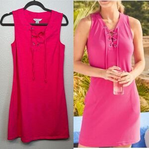 Tommy Bahama Island Cays Lace up spa dress in Passion Pink Size XS